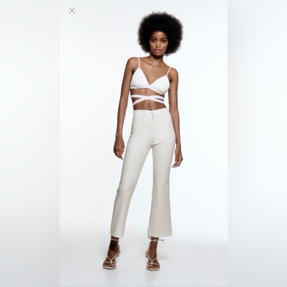 Zara Cream Trousers